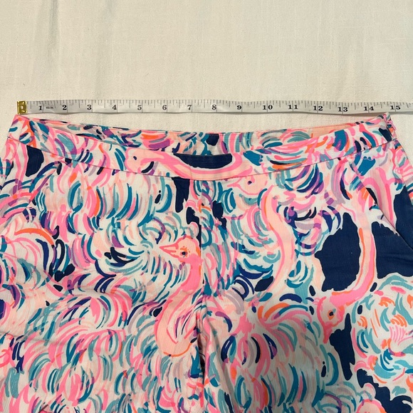 Lilly Pulitzer Magnolia Shorts Pelican Pink Head In The Sand - Picture 5 of 8